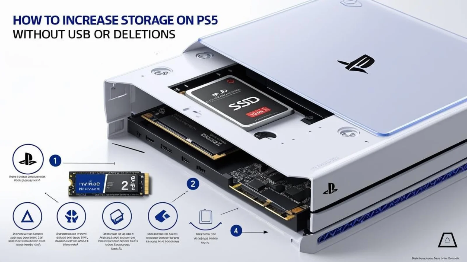 How to Increase Storage on PS5 Without USB or Deletions