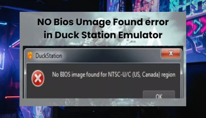No BIOS Loaded in the Emulator