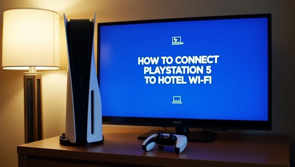 How to Connect PlayStation 5 to Hotel Wi-Fi