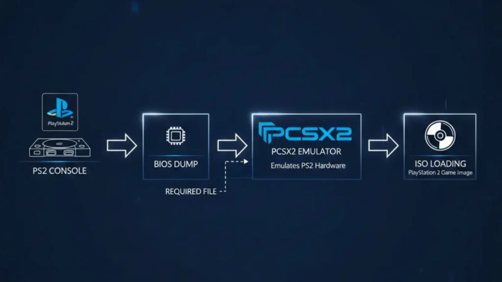 PCSX2 BIOS setup: step-by-step  
